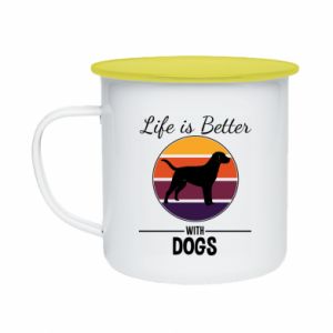 Kubki ceramiczne w stylu retro