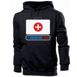 Bluza z kapturem męska life of a nurse