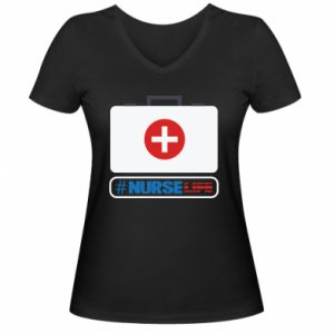 Koszulki V-neck damskie