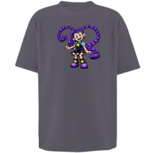Koszulka oversize damska Lily Love Braves Poppy Playtime - PrintSalon Koszulka oversize damska Lily Love Braves Poppy Playtime