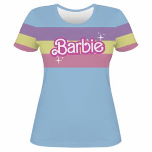 Damska koszulka Fullprint Linia Barbie