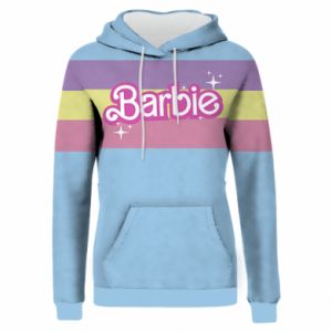 Damska bluza z kapturem Fullprint Linia Barbie