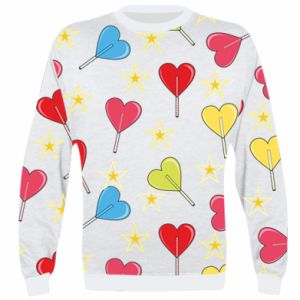 Bluza Fullprint na Walentynki Lizaki w kształcie serca