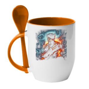 Kubki z ceramicznymi łyżkami