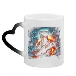Kubki magiczne z uchwytem w kształcie serca