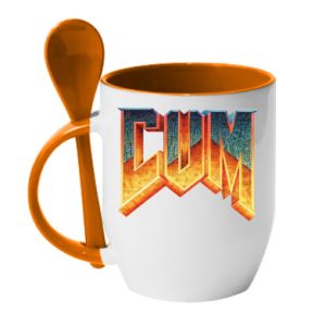 Kubki z ceramicznymi łyżkami