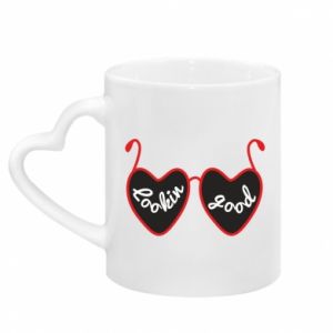 Kubki z uchwytem w kształcie serca
