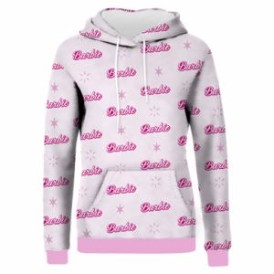 Damska bluza z kapturem Fullprint Losowa Barbie