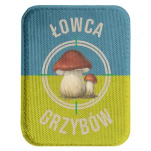 Naszywka prostokątna zaokrąglona Łowca grzybów