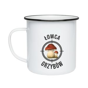 Kubek emaliowany Łowca grzybów