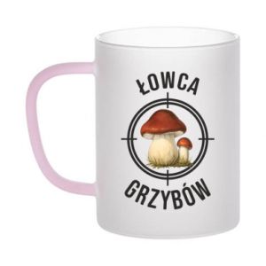 Kubek szroniony dwukolorowy Łowca grzybów
