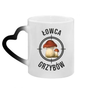 Kubek magiczny z uchwytem w kształcie serca Łowca grzybów