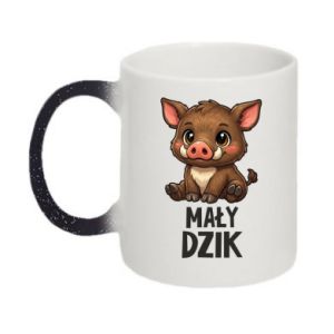 Kubek-zmieniający kolor brokatowy Mały dzik