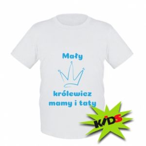 Koszulka dziecięca dla chłopaków Mały królewicz