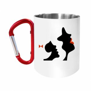 Kubki metalowe z uszkiem karabińczykiem - PrintSalon.pl