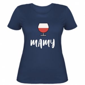 Koszulka damska Mama i wino