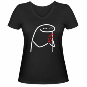 Koszulki V-neck damskie