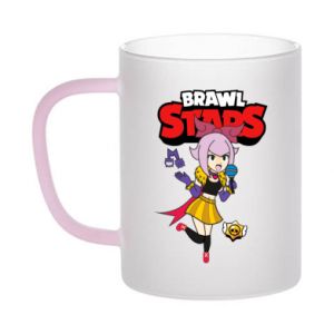 Kubek szroniony dwukolorowy Melodie  Brawl stars