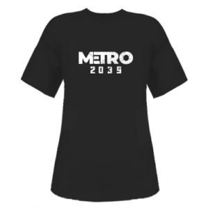 Koszulka premium oversize damska Metro 2039