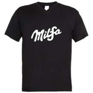 Koszulka V-neck męska Milfa milka