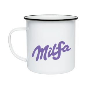 Kubek emaliowany Milfa milka