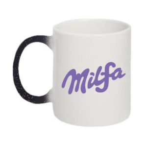 Kubek-zmieniający kolor brokatowy Milfa milka