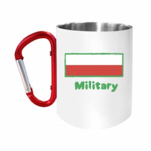 Kubki metalowe z uszkiem karabińczykiem
