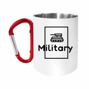 Kubki metalowe z uszkiem karabińczykiem