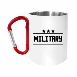Kubki metalowe z uszkiem karabińczykiem
