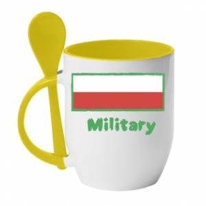 Kubki z ceramicznymi łyżkami