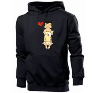 Bluza z kapturem męska Miłość jest miłością