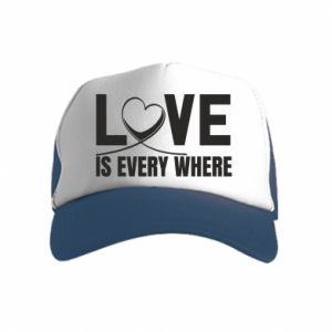Czapki trucker dziecięce