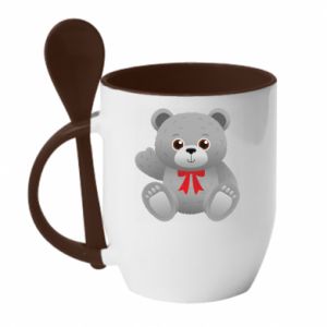 Kubki z ceramicznymi łyżkami