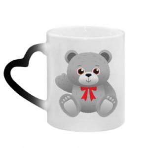 Kubki magiczne z uchwytem w kształcie serca