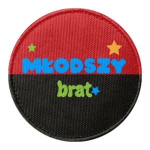 Naszywka okrągła dla brata Młodszy brat