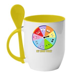 Kubki z ceramicznymi łyżkami