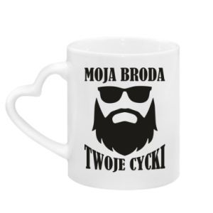 Kubki z uchwytem w kształcie serca