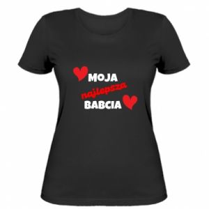 Koszulka damska dla babci Moja najlepsza babcia