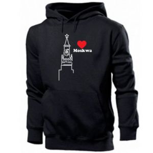 Bluza z kapturem męska Moskwa, kocham cię