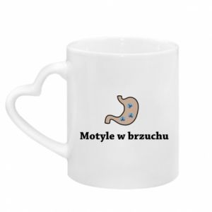 Kubki z uchwytem w kształcie serca
