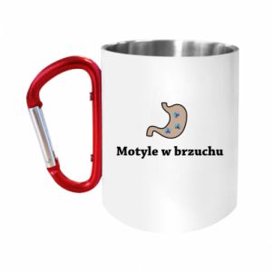 Kubki metalowe z uszkiem karabińczykiem