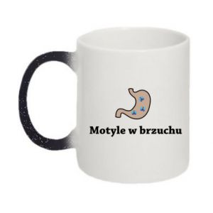 Kubki zmieniające kolor brokatowe