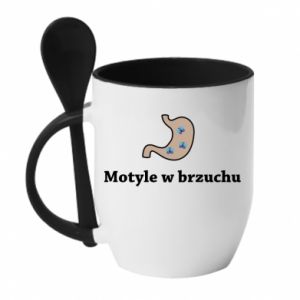 Kubki z ceramicznymi łyżkami