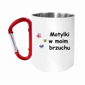 Kubki metalowe z uszkiem karabińczykiem