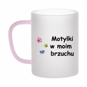 Kubki szronione dwukolorowe