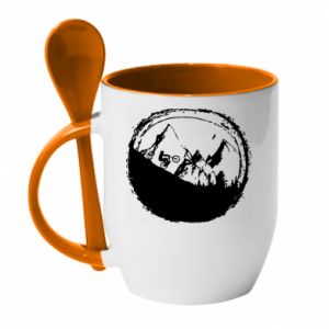 Kubki z ceramicznymi łyżkami