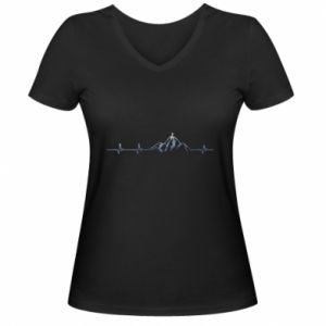 Koszulki V-neck damskie