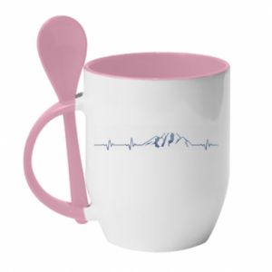 Kubki z ceramicznymi łyżkami
