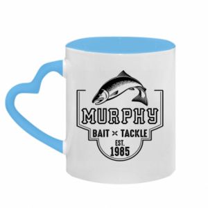 Kubki z uchwytem w kształcie serca dwukolorowe
