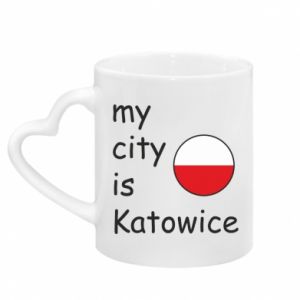 Kubki z uchwytem w kształcie serca